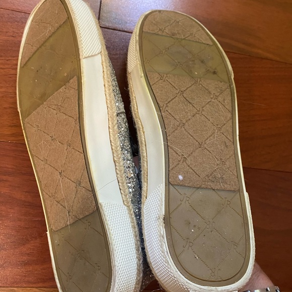 Jack Rogers Tucker Silver Glitter slip on shoes - Picture 4 of 9